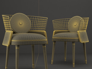 modern furniture set 446 3Dモデル