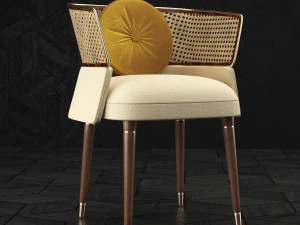 modern furniture set 445 3D Model
