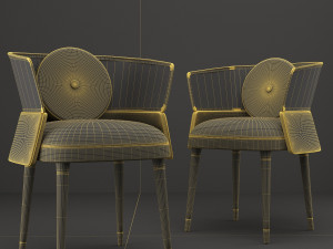 modern furniture set 445 3D मॉडल
