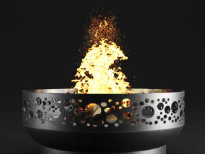 fire bowl-03-boston 3D Model
