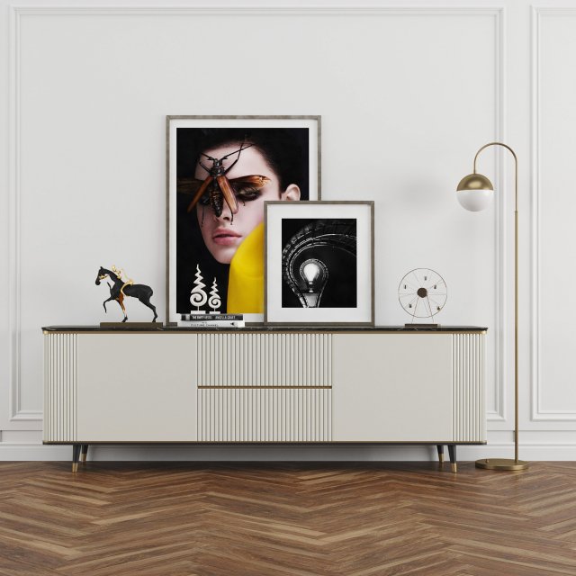 modern interior set 112 3D Модель .c4d .max .obj .3ds .fbx .stl .blend 
