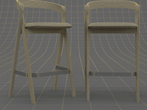 modern furniture set 434 002 3D Model