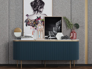 modern interior set 100 3D Model