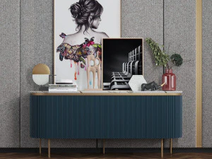 nowoczesny zestaw do wnętrz 100 Model 3D