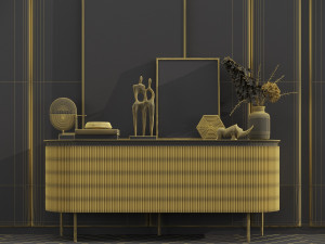 modern interior set 100 3D मॉडल