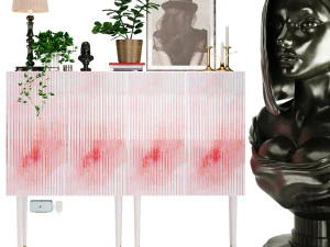 モダンインテリアセット 382 3Dモデル