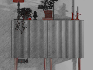 Modern Interior Set 382 3Dモデル