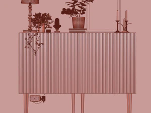 Modern Interior Set 382 3D Model