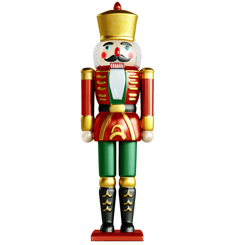 Soldato Schiaccianoci di Natale Modello 3D .c4d .max .obj .3ds .fbx .stl .blend