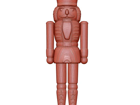 クリスマスくるみ割り人形の兵士 3Dモデル