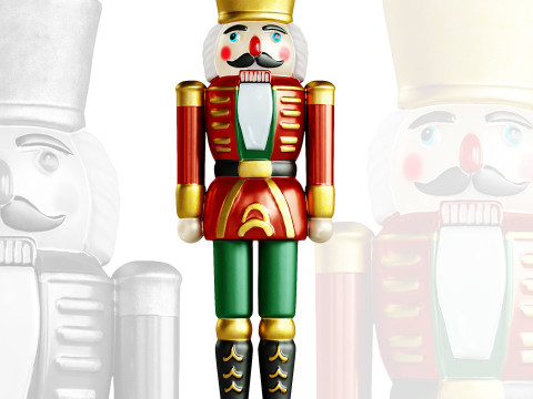 Prajurit Pemecah Kacang Natal Model 3D