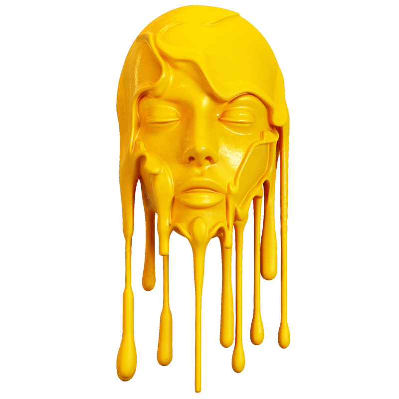 Gouden gedachten in smelt 3D Model .c4d .max .obj .3ds .fbx .stl .blend