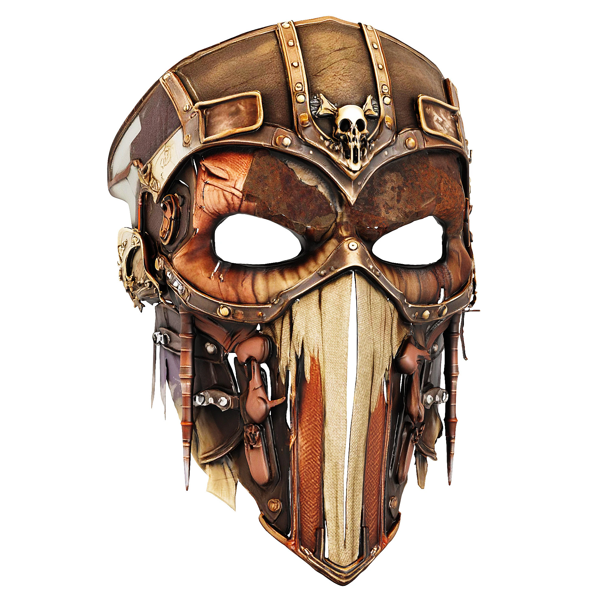 Maschera da guerra della zona desolata Modello 3D .c4d .max .obj .3ds .fbx .stl .blend