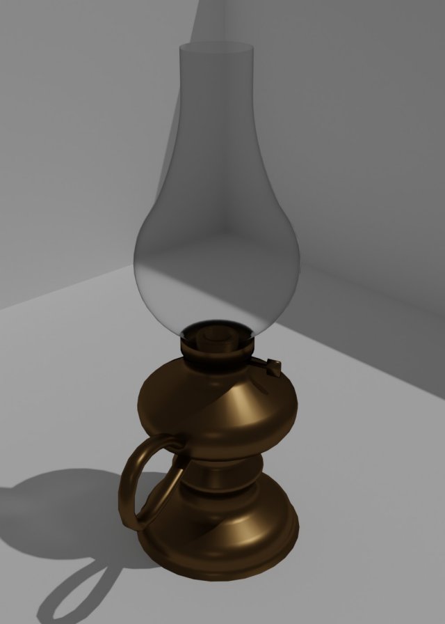 old lamp model Modelo 3D .c4d .max .obj .3ds .fbx .stl .blend 