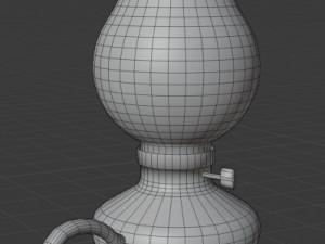 old lamp model Modelo 3D