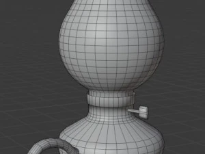 modelo de l&acirc;mpada antiga Modelo 3D