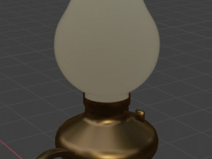 old lamp model Modelo 3D