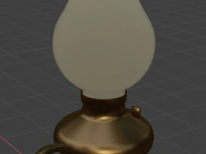 modelo de l&acirc;mpada antiga Modelo 3D