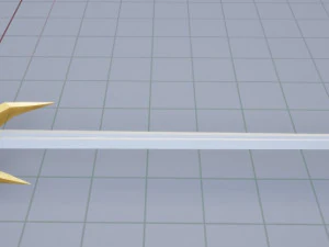 two-handed sword 3D Model