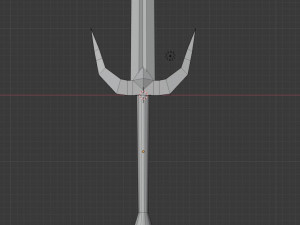 two-handed sword Model 3D