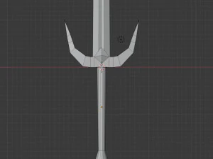 two-handed sword 3D Model
