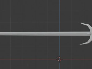 two-handed sword 3D Model