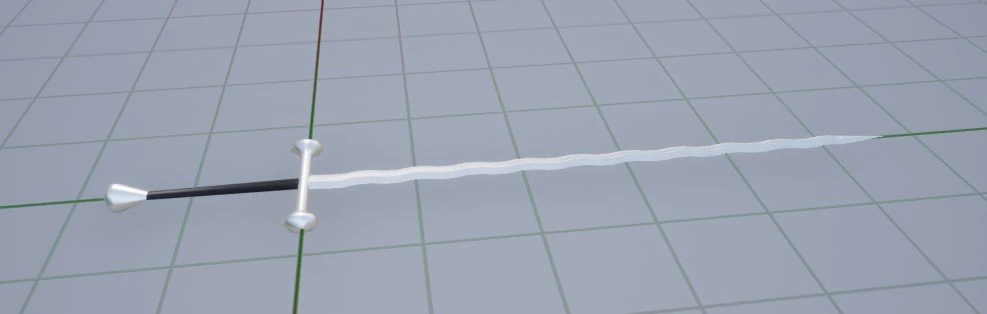 flamberge sword 3D Model .c4d .max .obj .3ds .fbx .stl .blend 