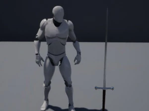 game ready longsword 3D Model