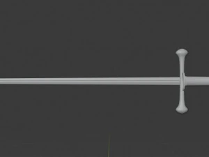 game ready longsword 3D Model