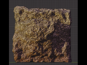 set of large desert rock formations 3D Model
