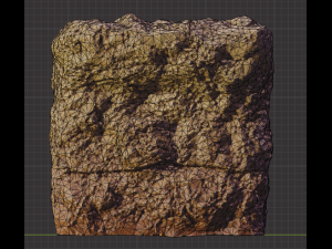 set of large desert rock formations 3D Model