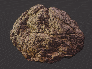 set of large desert rock formations 3D Model