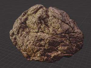 set of large desert rock formations 3D Model