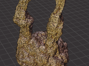 set of large desert rock formations 3D Model
