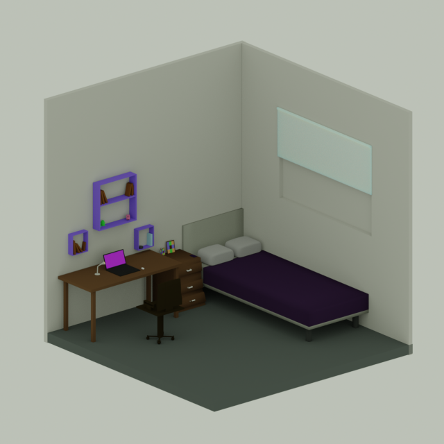 bedroom 3D 模型 .c4d .max .obj .3ds .fbx .stl .blend 