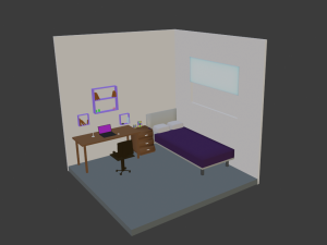bedroom 3D 模型