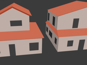 rome pack low-poly 3Dモデル