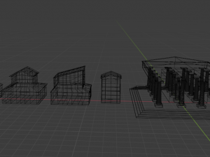 rome pack low-poly 3Dモデル