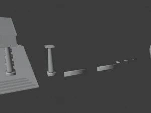 rome pack low-poly 3D Model