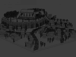 rome city lowpoly 3D Model
