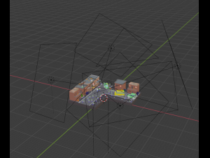 zombie shootout lowpoly 3D-Modell