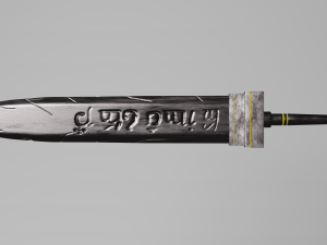 medieval sword 3D 模型