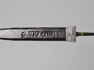 spada medievale Modello 3D