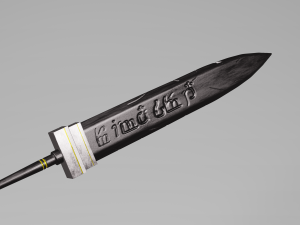 medieval sword Model 3D