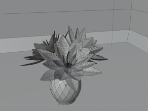 pink and white flowers Modelo 3D