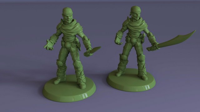 melee bandits Modelo de impresión 3D .c4d .max .obj .3ds .fbx .stl .blend 