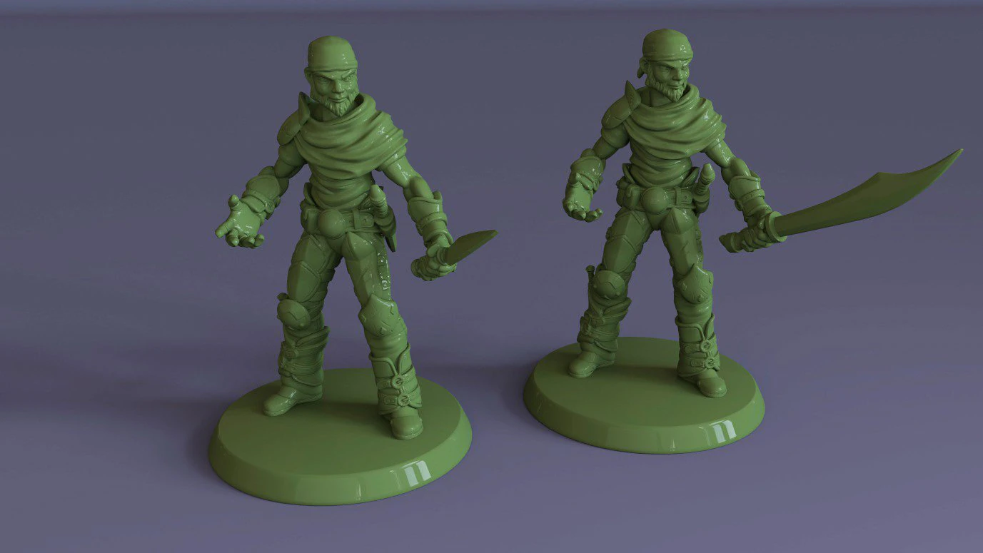 melee bandits 3D Print Model .c4d .max .obj .3ds .fbx .stl .blend 