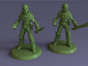 melee bandits 3D Print Model