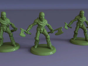 melee bandits 3D Print Model