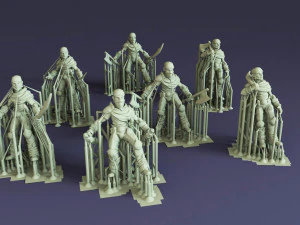 melee bandits 3D Print Model